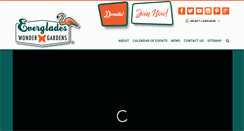 Desktop Screenshot of evergladeswondergardens.com